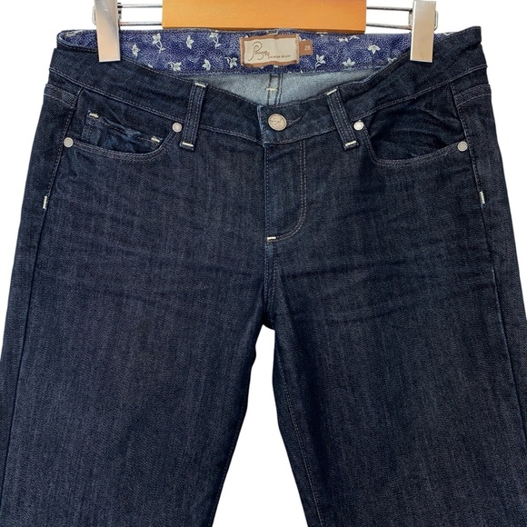 PAIGE Benedict Canyon Jeans Womens 28 Blue Dark Wash Bootcut - Picture 3 of 7